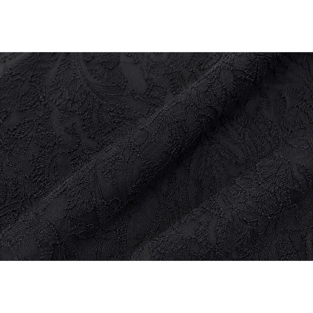Zara Trafaluc Black Textured Fit & Flare Dress Woman's Size S - Picture 6 of 6